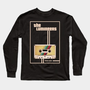 The Lumineers Music Retro Cassette Tape Long Sleeve T-Shirt